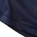 Close-up of the stitching detail on the Argentina Retro Away 2006 fan version jersey.