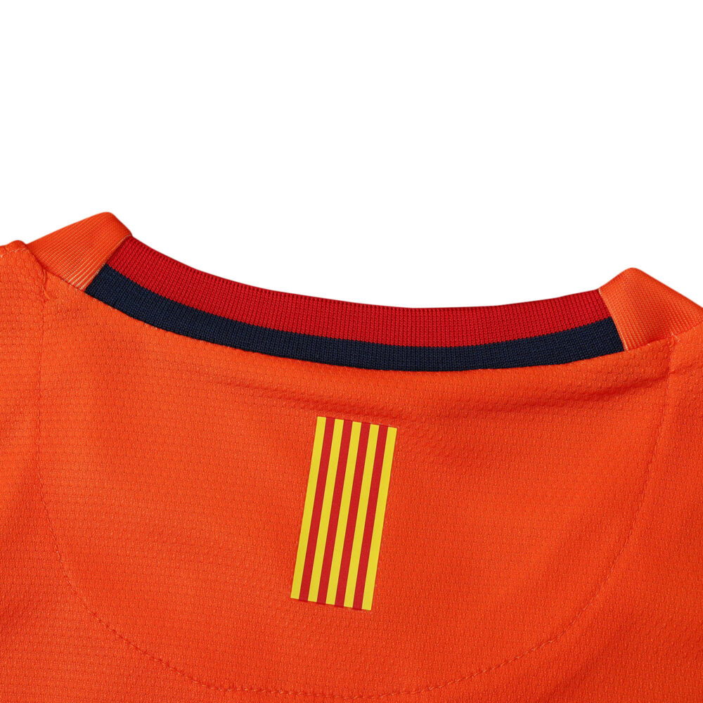 Barcelona Retro Away 2012/13 jersey, fan version, showing the back collar with red and yellow stripes.