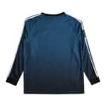 Germany Retro Goalkeeper Jersey | 2002 Fan Version, back view showing blue design with black cuffs and white shoulder stripes.