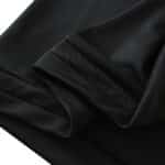 Close-up of the sleeve hem on the Juventus Retro Third 2015/16 Fan Version jersey, showcasing its detailed stitching.