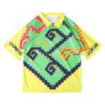Mexico Retro Goalkeeper Jersey | 1995 | Player Version. Colorful geometric design with 'Campos' and 'Jorge' on sleeves.