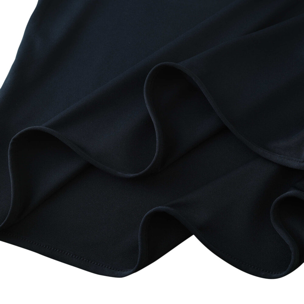 Close-up of the fabric detail on Real Madrid Retro Away | 2003/04 | Fan Version jersey, showcasing its texture and stitching.