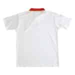 Back view of Spain Retro Away 1994 Fan Version jersey, predominantly white with red and yellow collar accents.