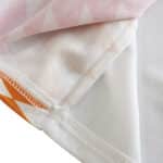 Close-up of the stitching and fabric detail on the Spain Retro Away 1994 Fan Version jersey.