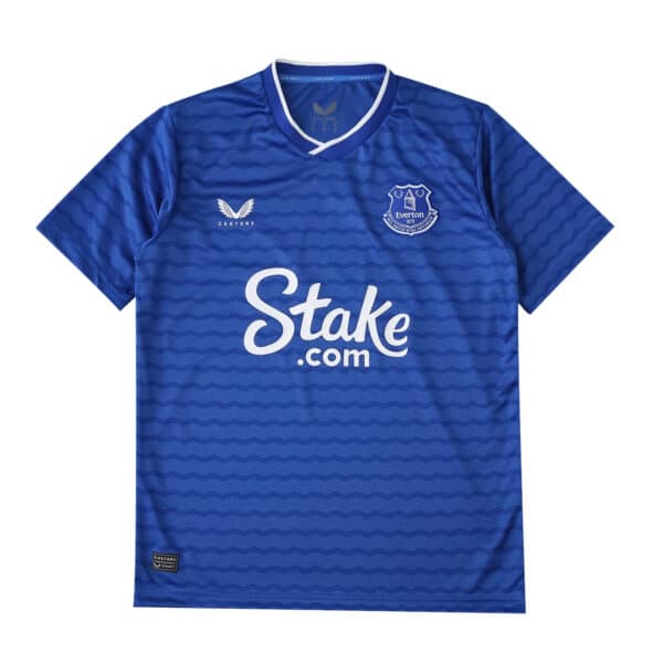 Everton Home 2025/26 Fan Version jersey in blue with white sponsor and club logos on the chest.