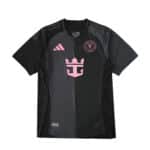 Inter Miami CF 2025/26 Away Player Version jersey in black with pink accents and club crest.