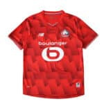 Lille LOSC Home 2025/26 Fan Version jersey in red with club crest and sponsor logos.