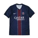 Paris Saint-Germain 2025/26 home player version jersey with Qatar Airways sponsor and club crest.