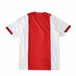 Back view of Ajax Home 2025/26 Player Version jersey featuring a red central stripe and white sides.