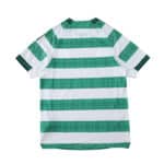 Back view of Celtic Home 2025/26 Player Version jersey with green and white horizontal stripes.