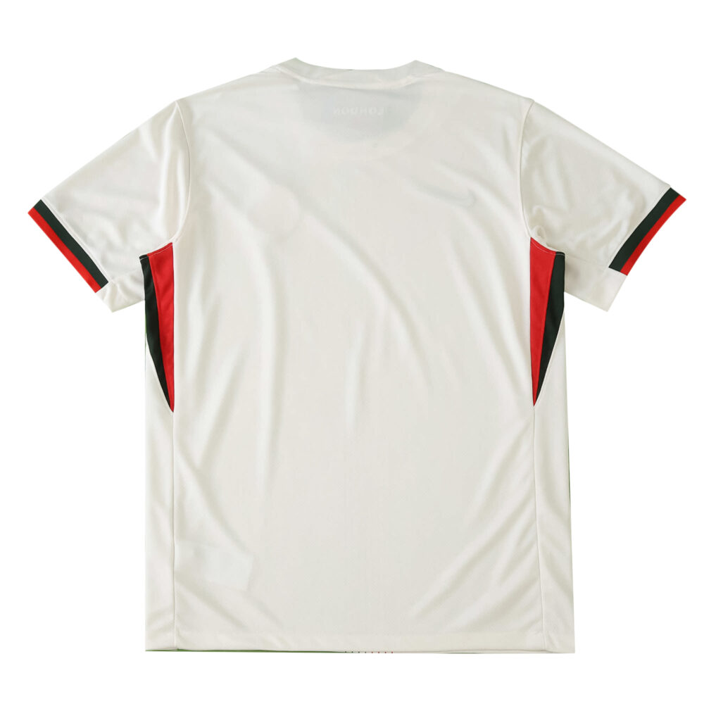 Back view of the Chelsea Away 2025/26 Fan Version jersey, white with red and black side accents.