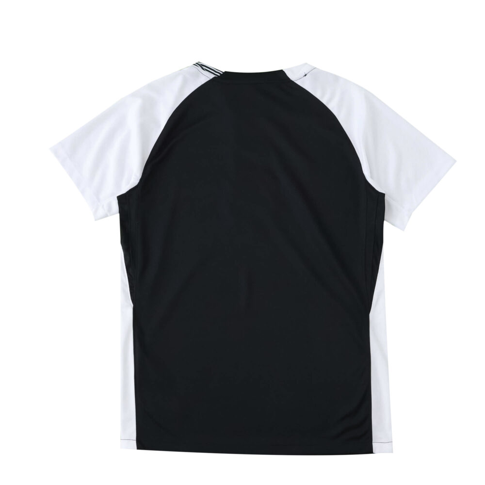 Back view of Corinthians Away 2025/26 Fan Version jersey in black with white sleeves.