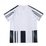Back view of Juventus Home 2025/26 Fan Version jersey featuring black and white design elements.