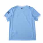 Back view of the Manchester City 2025/26 Home Fan Version jersey in light blue with white accents.