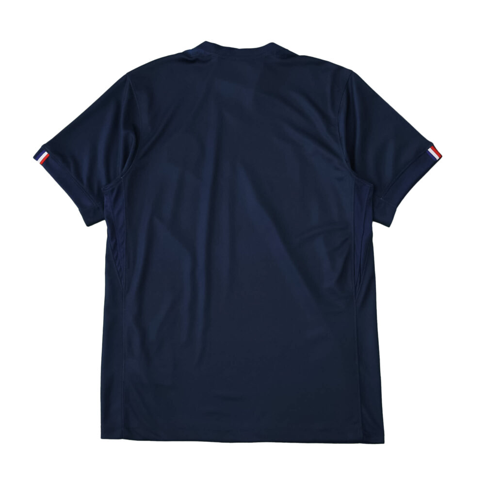 Back view of the Paris Saint-Germain 2025/26 Home Fan Version jersey in dark blue.