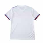 Back view of the Rangers Away 2025/26 Fan Version jersey in white with blue and red sleeve trim.