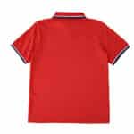 Back view of the Rangers Third 2025/26 Fan Version jersey in red with dark trim on collar and sleeves.