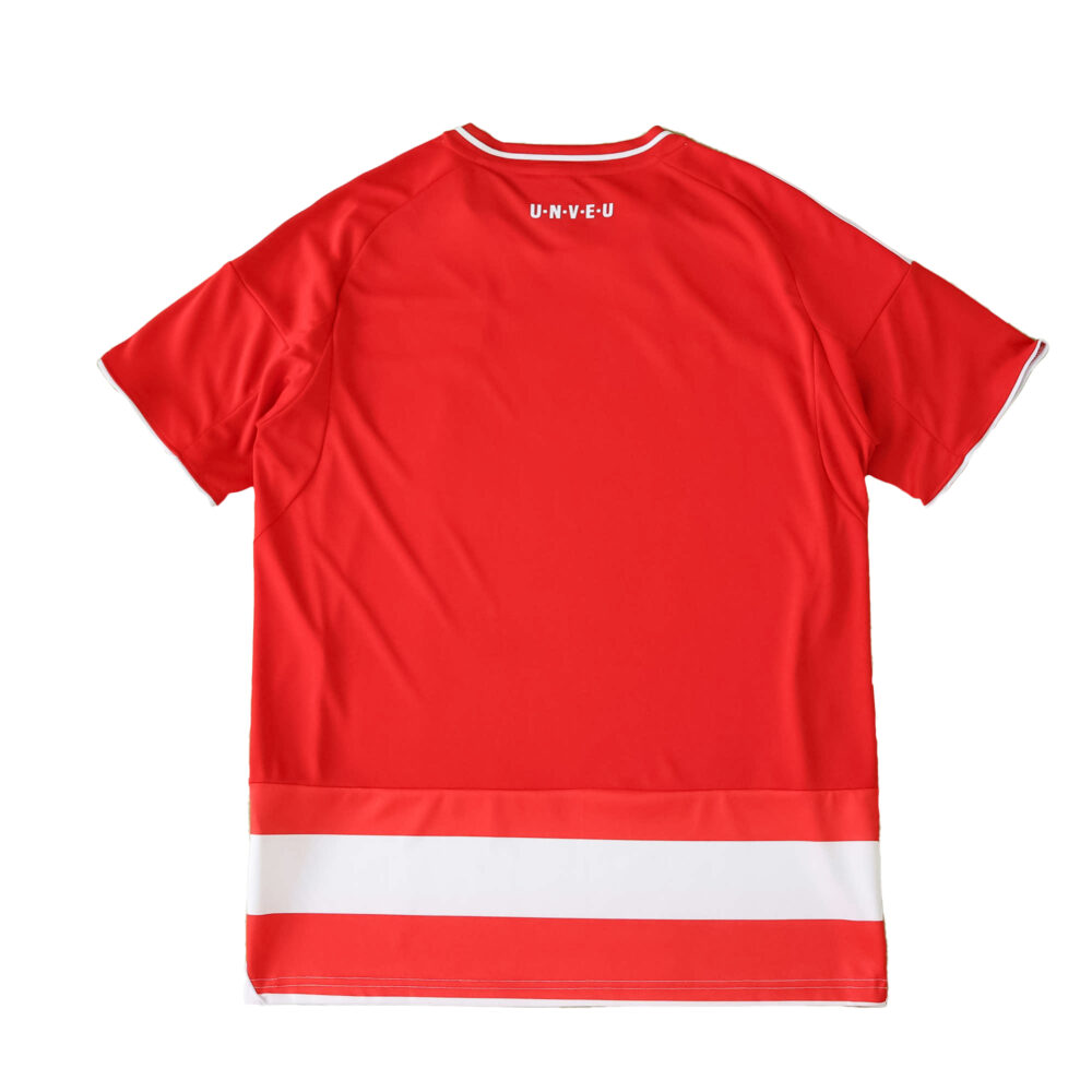 Back view of the Union Berlin 2025/26 Home Fan Version jersey in red with white accents.