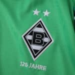 Borussia Monchengladbach 2025/26 away fan jersey with club crest, two stars, and "125 JAHRE" text.
