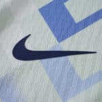 Close-up of the Nike logo on the Inter Milan 2025/26 Away Player Version jersey fabric.