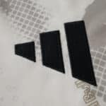 Close-up of the New York Red Bulls Away 2025/26 Fan Version jersey featuring the Adidas logo.