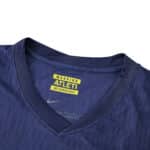 Close-up of the collar on the Atlético Madrid Away 2025/26 Player Version jersey, showcasing inner neck details.