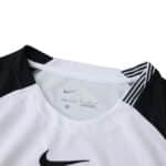 Close-up of the collar and shoulders of the Corinthians 2025/26 Home Fan Version jersey, showing Nike logo.