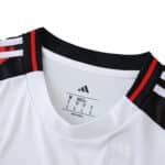 Flamengo Away 2025/26 Fan Version jersey collar showing Adidas logo and size details.