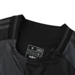 Close-up of the collar and neck tag on the Inter Miami CF Away 2025/26 Player Version jersey.