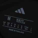 Aberdeen Away 2025/26 Fan Version shirt size label, slim fit, medium, made in Thailand.