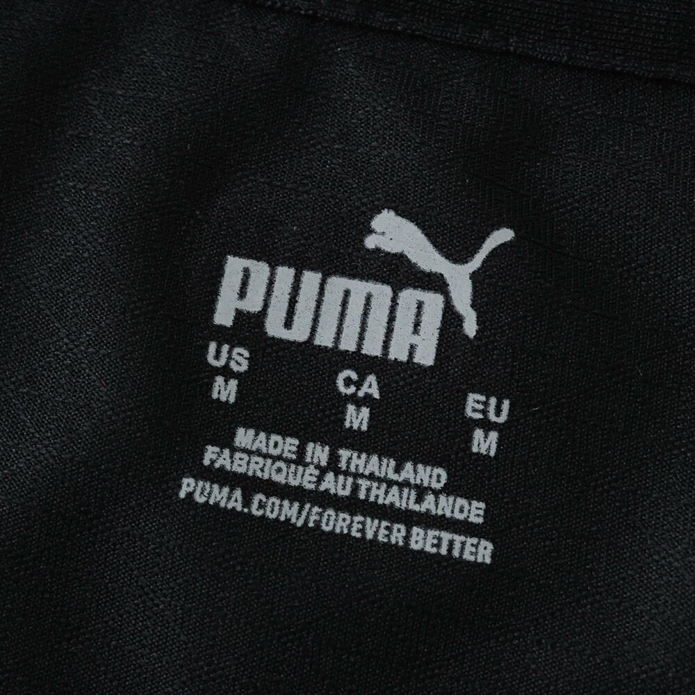 Puma label inside AC Milan Home 2025/26 Player Version jersey, showing size and manufacturing info.