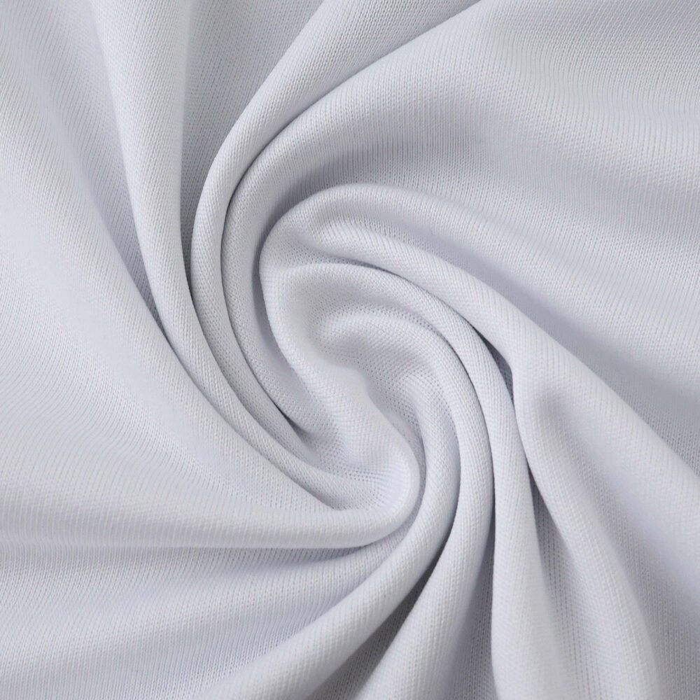 Close-up of Newcastle United 2025/26 home fan version jersey fabric, showing texture and material quality.