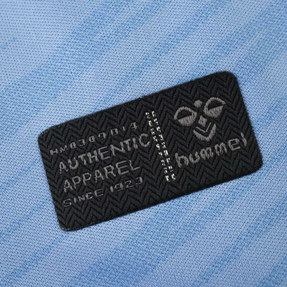 Close-up of the authenticity patch on the Celta Vigo 2025/26 Home Fan Version jersey.