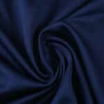 Close-up of navy blue Olympique Lyonnais Away 2025/26 Fan Version jersey fabric.