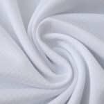 Close-up of white Corinthians 2025/26 Home Fan Version jersey fabric, showing texture and weave.