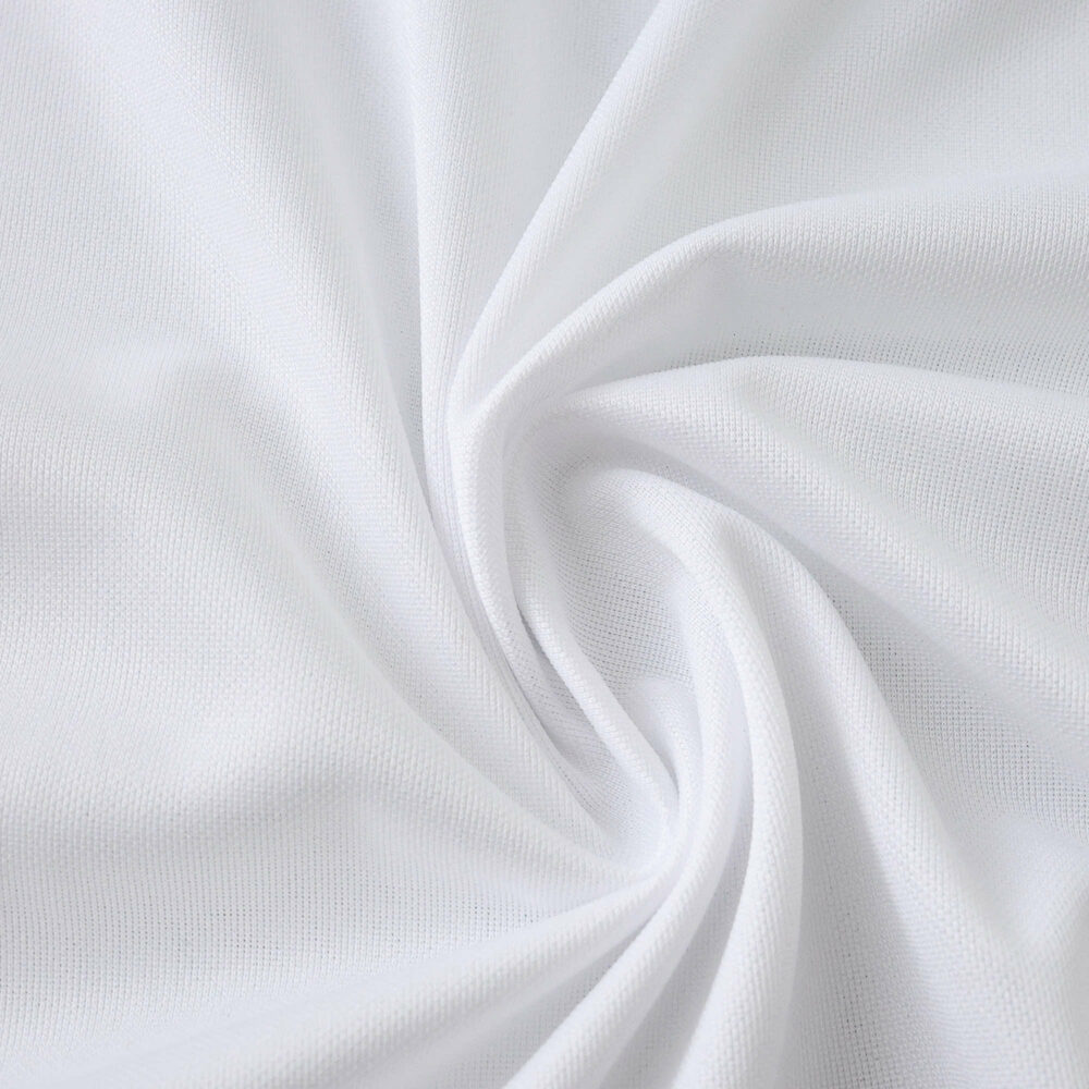 Close-up of the white fabric texture used in the Fluminense Away 2025/26 Fan Version jersey.