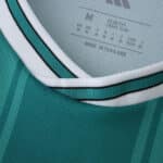 Close-up of the collar and fabric details on the Liverpool Third 2025/26 Fan Version football shirt.