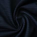 Close-up of the dark navy fabric texture for Real Madrid Away 2025/26 Player Version jersey.