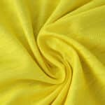 Close-up of Villarreal Home 2025/26 Player Version jersey fabric showing yellow textured material.