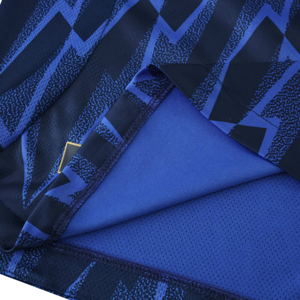 Close-up of the Arsenal Away 2025/26 Player Version jersey fabric showing texture and stitching detail.