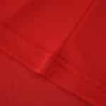 Close-up of red fabric and stitching detail on Rangers Third 2025/26 Fan Version jersey.