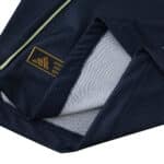 Close-up of the Real Madrid Away 2025/26 Player Version jersey fabric and authenticity tag.