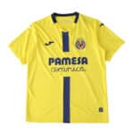 Villarreal CF 2025/26 home fan jersey, yellow with navy accents, sponsor and club crest on chest.