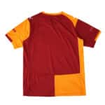 Back view of the Galatasaray 2025/26 Home Fan Version jersey in red and yellow color blocks.
