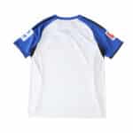Back view of the Hamburger SV 2025/26 Home Fan Version jersey showing blue sleeves and sponsor logos.
