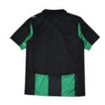Back view of the RC Lens Away 2025/26 Fan Version jersey, featuring black and green patterned panels.
