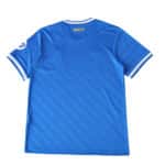 Back view of the Real Madrid Third 2025/26 Fan Version jersey in blue with white trim and "RMCF" on the neck.