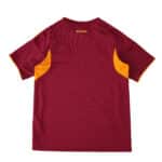 Back view of the Roma 2025/26 Home Fan Version jersey in red with yellow side accents.