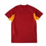 Back view of the 2025/26 Roma Home Player Version jersey in red with yellow side panels.