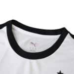 Close-up of the collar on the AC Milan Away 2025/26 Player Version jersey, featuring Puma logo and black trim.